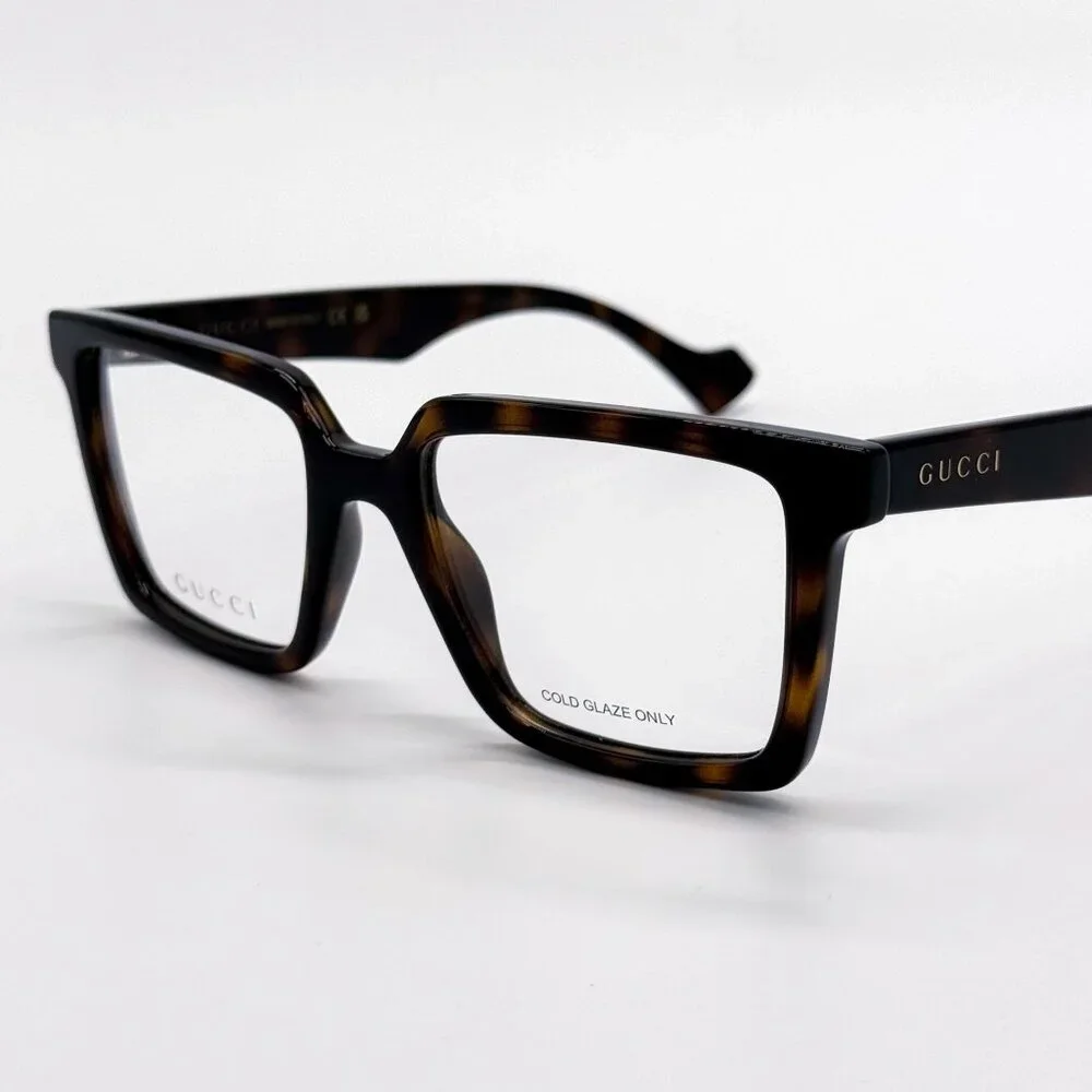 NEW GUCCI EYEGLASSES GG1540O 002 HAVANA UNISEX EYEWEAR GUCCI